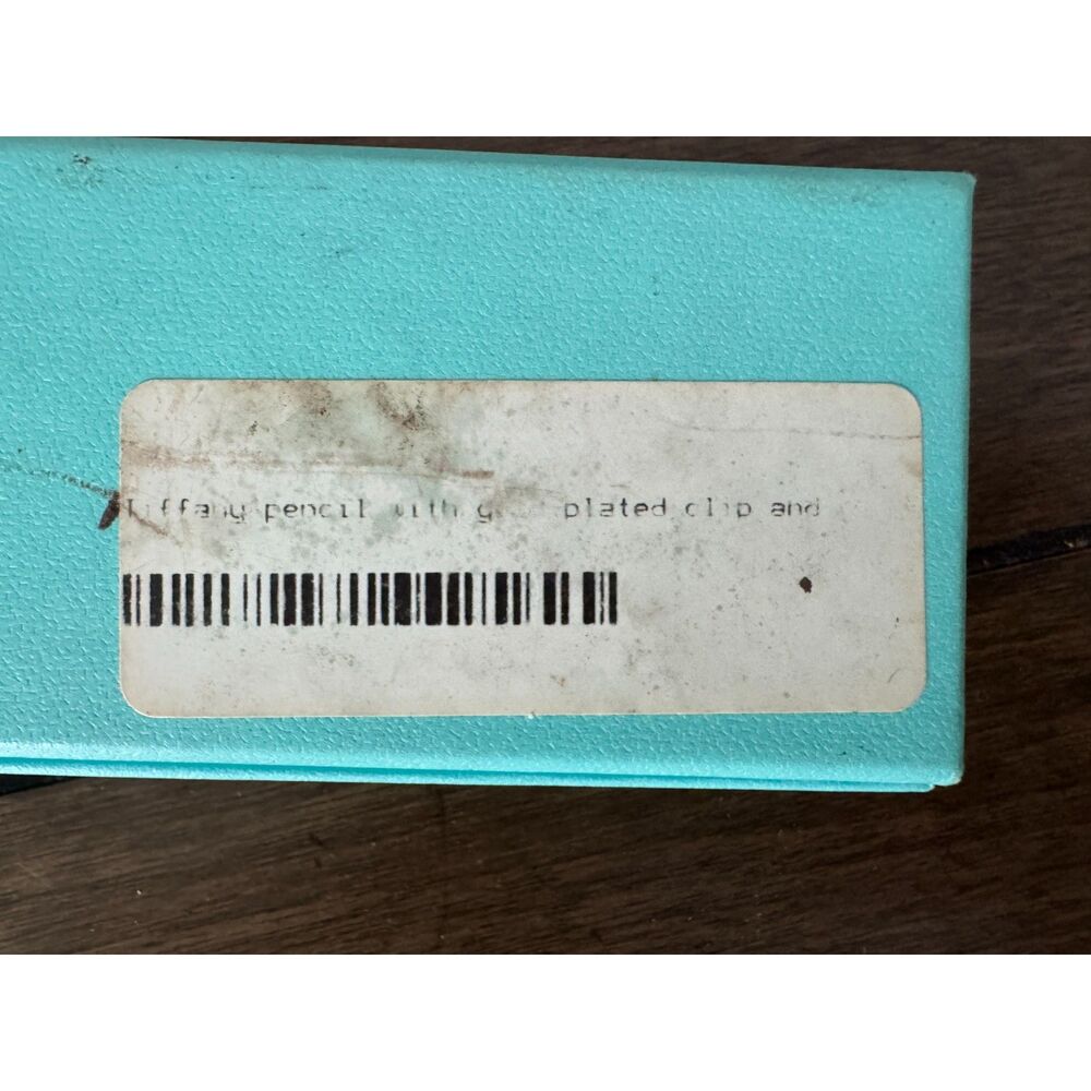 TIFFANY & CO Gold Plated Mechanical Pencil with Pouch and Box - Picture 9 of 9